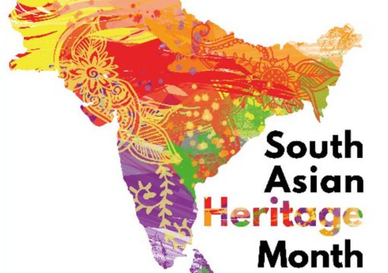 South Asian Heritage month graphic