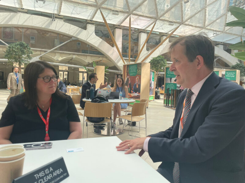 Rachel meeting with CAABU in Westminster