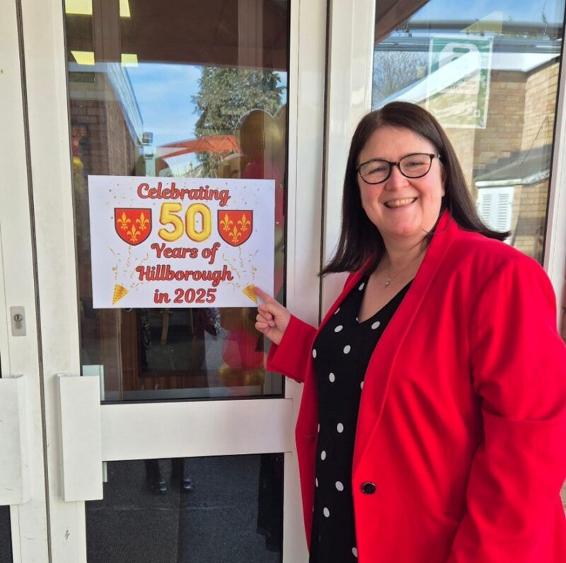 Rachel at Hillborough Junior School